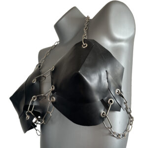 LATEX CONE BRA M-XL