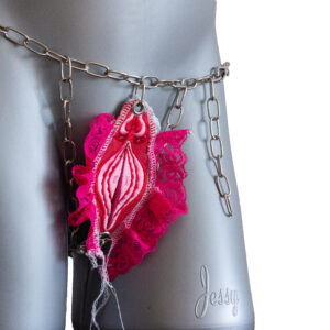 CHAINED VULVA PANTIES XS-L