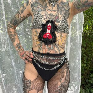 3 in 1 HARNESS W CHARM S-XL