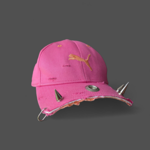 PINK BASEBALL HAT W HARDWARE