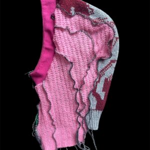 PINK-GREEN BALACLAVA L-XL